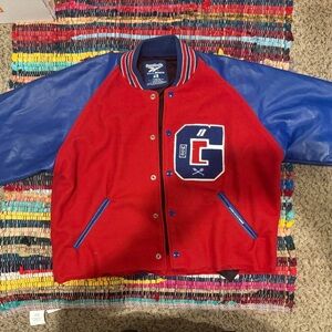Reebok Red and Blue Varsity Jacket